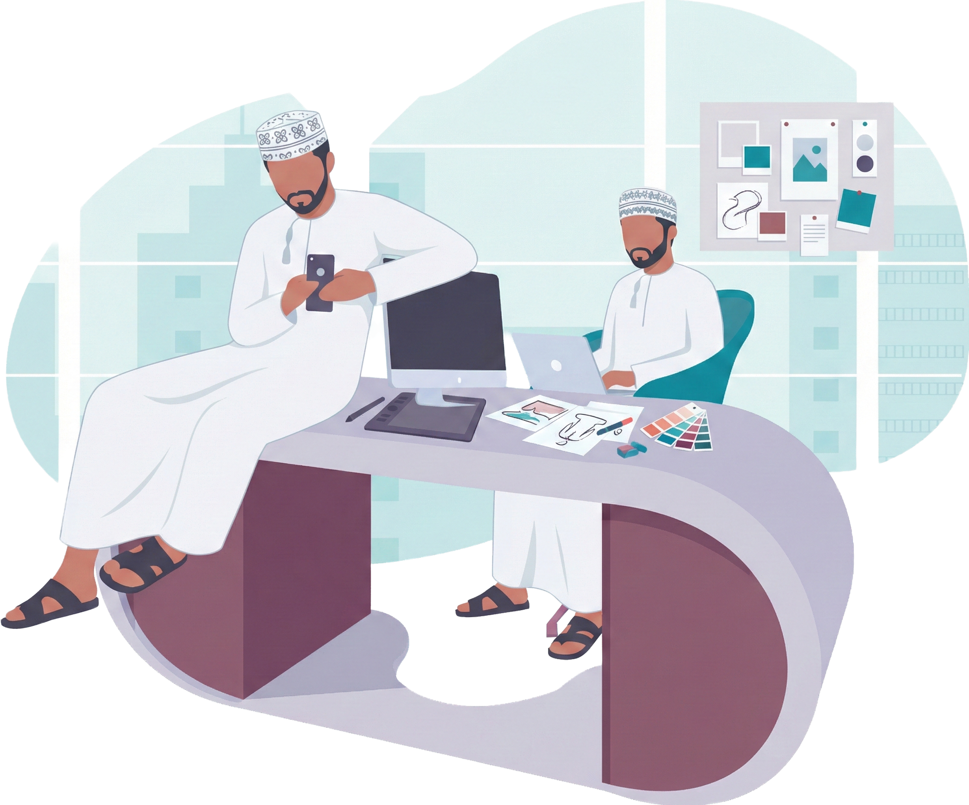 نفهم علامتك ونصمم هويتها